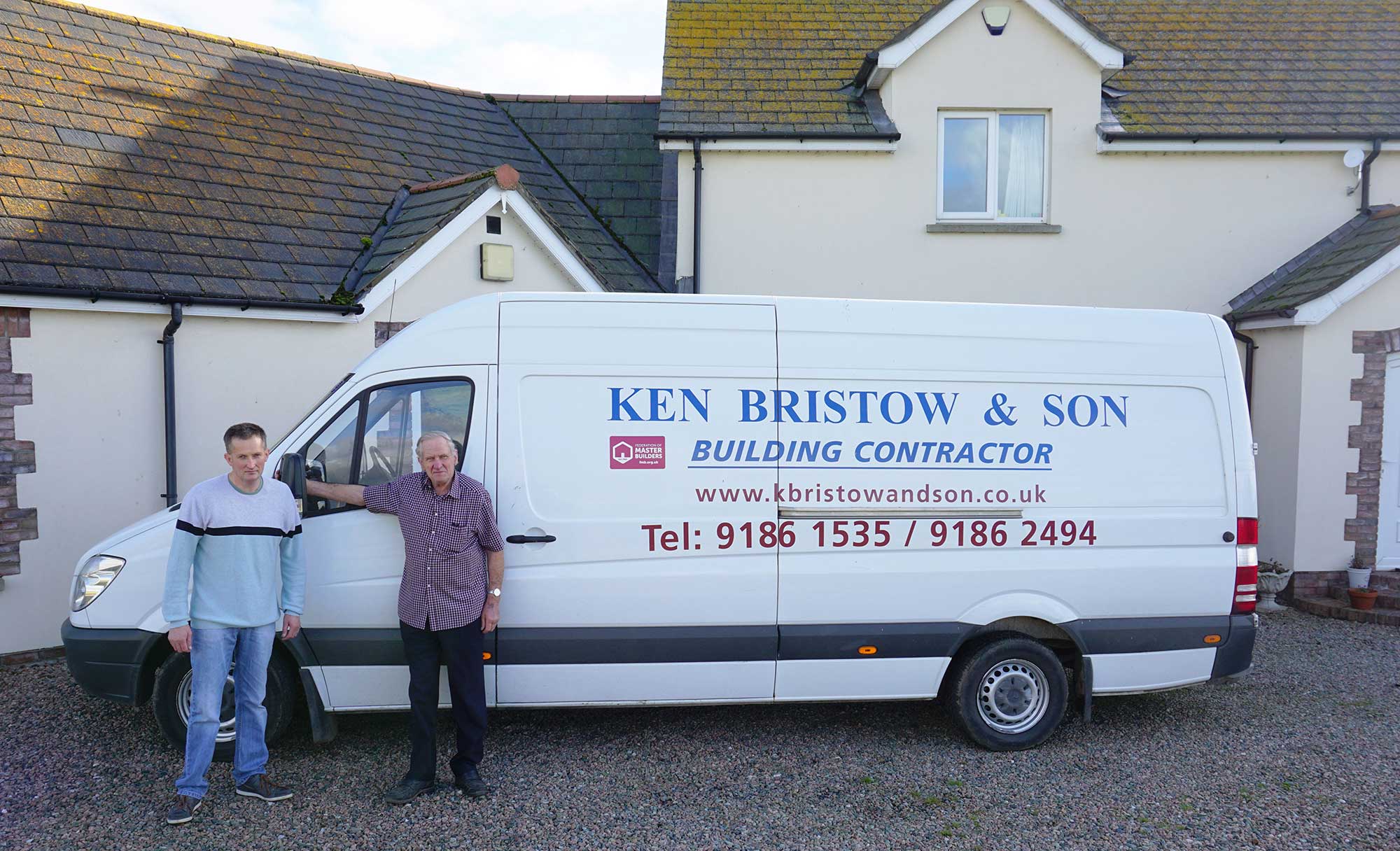 Ken Bristow & Son van